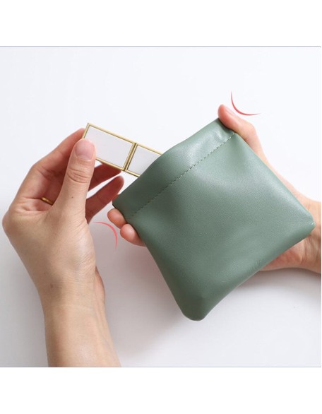 PU Leather Pocket Cosmetic Bag