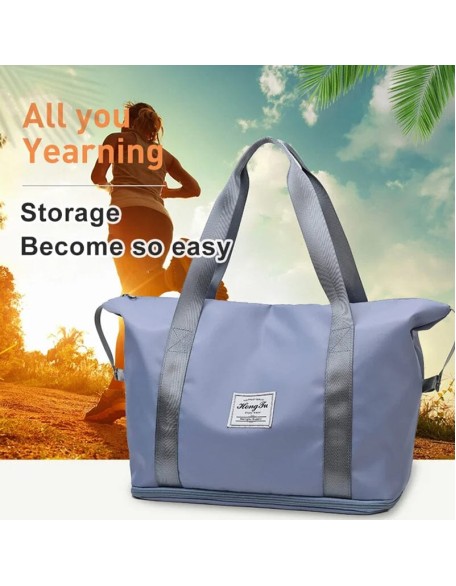 High-capacity Double-layer Wet Separation Travelling Bag