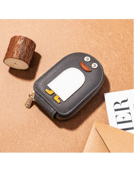 Cute Penguins PU Credit Card Coin Wallet