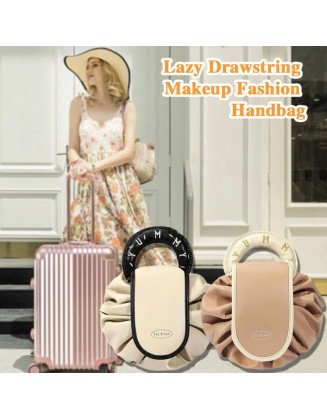 Lazy Drawstring Makeup Fashion Handbag