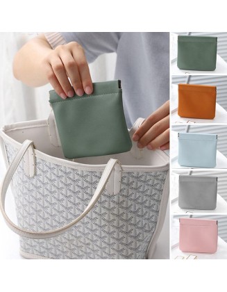 PU Leather Pocket Cosmetic Bag
