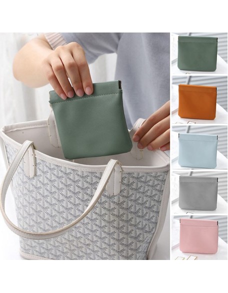 PU Leather Pocket Cosmetic Bag