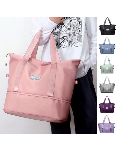 High-capacity Double-layer Wet Separation Travelling Bag