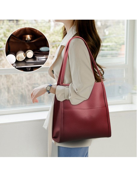 Solid Color Simple Shoulder Bag