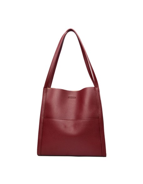 Solid Color Simple Shoulder Bag