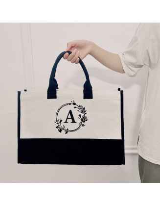 Letter Canvas Bag