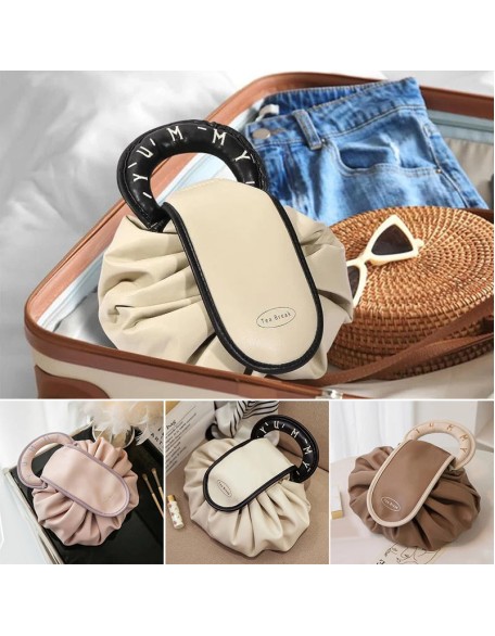 Lazy Drawstring Makeup Fashion Handbag