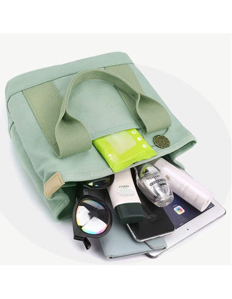 Large capacity multi-pocket handbag