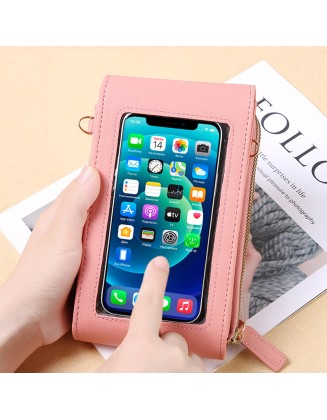 Large Capacity Elegant Crossbody Touch Screen Phone Bag