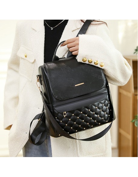 Multipurpose Anti-theft Travel Soft Leather Casual Bag