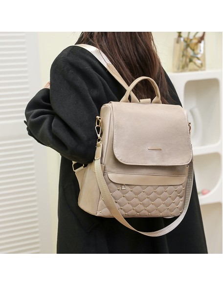 Multipurpose Anti-theft Travel Soft Leather Casual Bag