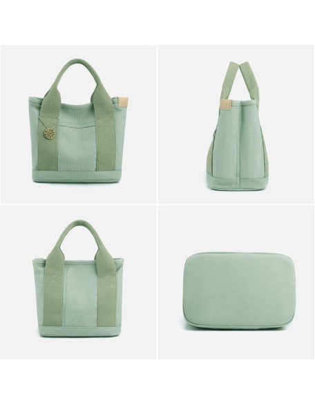 Large capacity multi-pocket handbag