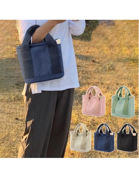 Large capacity multi-pocket handbag