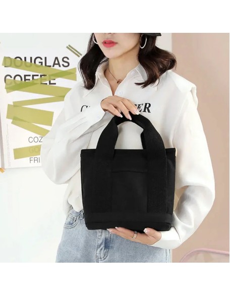 Large capacity multi-pocket handbag