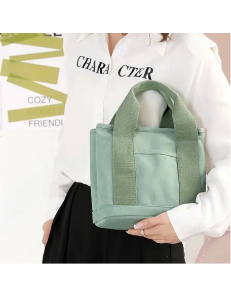 Large capacity multi-pocket handbag