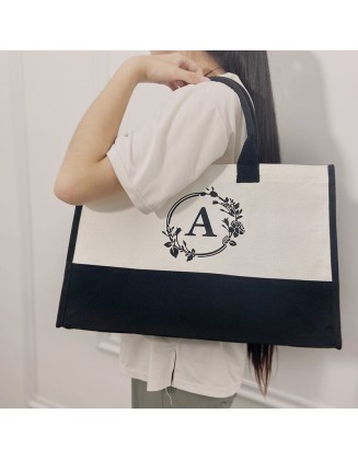 Letter Canvas Bag