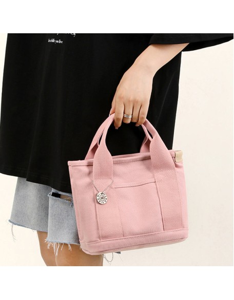 Large capacity multi-pocket handbag