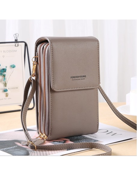 Large Capacity Elegant Crossbody Touch Screen Phone Bag