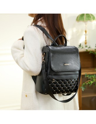 Multipurpose Anti-theft Travel Soft Leather Casual Bag