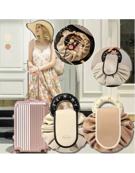 Lazy Drawstring Makeup Fashion Handbag