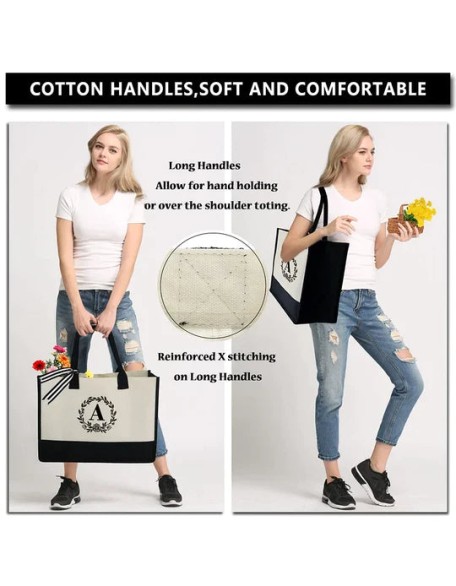 Letter Canvas Bag