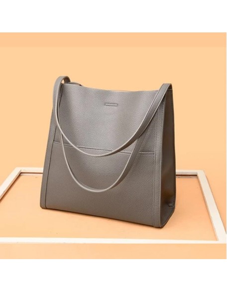 Solid Color Simple Shoulder Bag