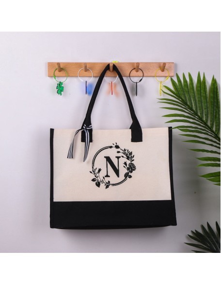 Letter Canvas Bag