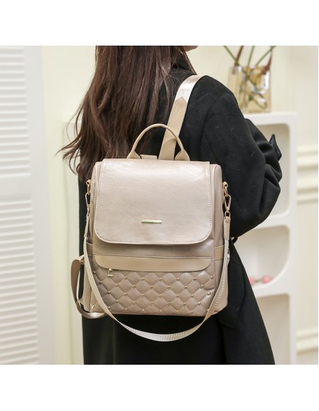 Multipurpose Anti-theft Travel Soft Leather Casual Bag