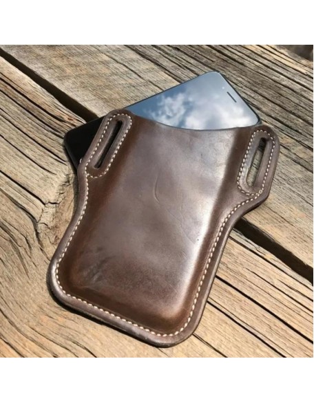 Retro Short Cell Phone Case Belt Bag