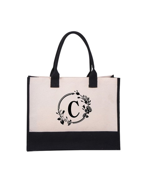 Letter Canvas Bag