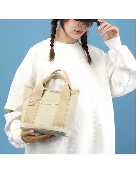 Large capacity multi-pocket handbag