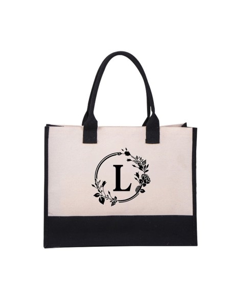 Letter Canvas Bag