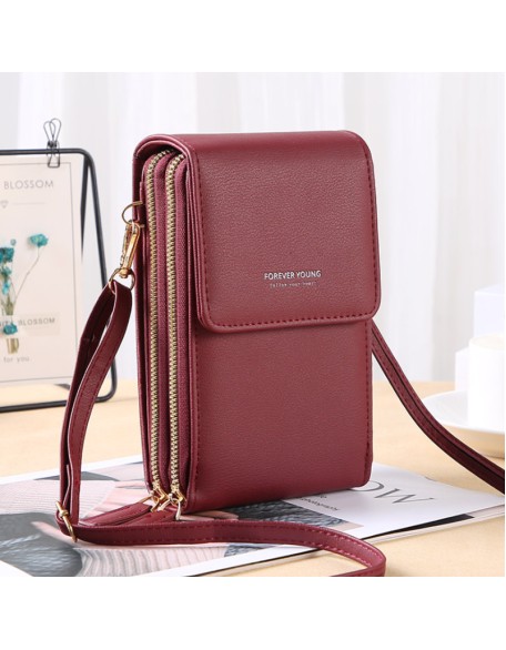 Large Capacity Elegant Crossbody Touch Screen Phone Bag