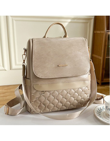 Multipurpose Anti-theft Travel Soft Leather Casual Bag