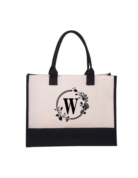 Letter Canvas Bag
