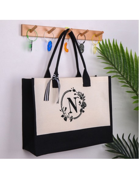 Letter Canvas Bag
