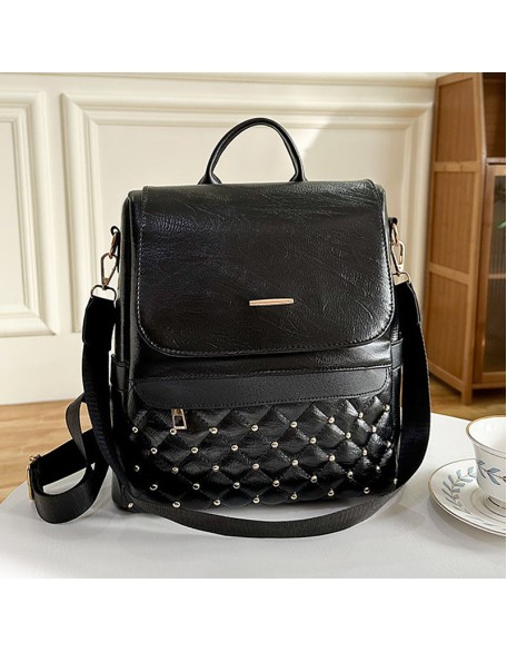 Multipurpose Anti-theft Travel Soft Leather Casual Bag
