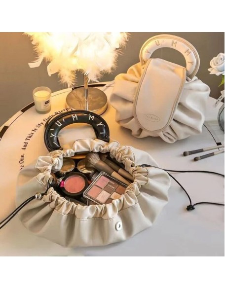 Lazy Drawstring Makeup Fashion Handbag