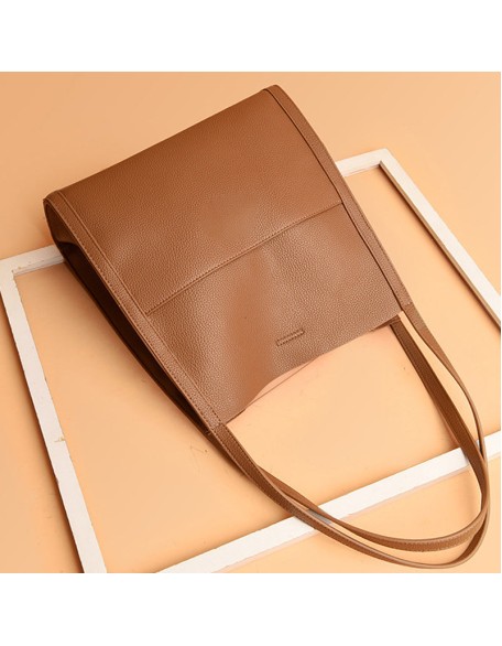 Solid Color Simple Shoulder Bag