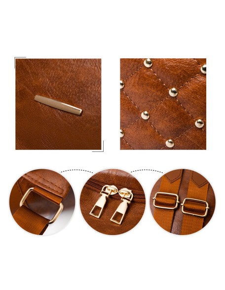 Multipurpose Anti-theft Travel Soft Leather Casual Bag