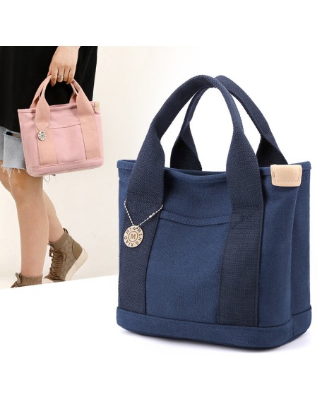 Large capacity multi-pocket handbag