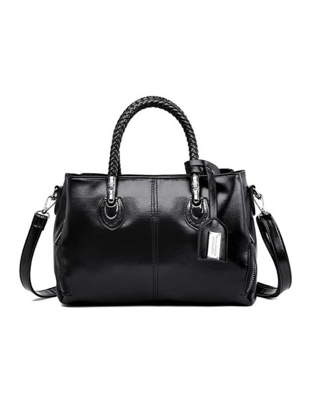 Boston leather handbag for women