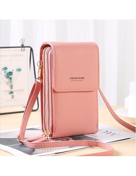 Large Capacity Elegant Crossbody Touch Screen Phone Bag