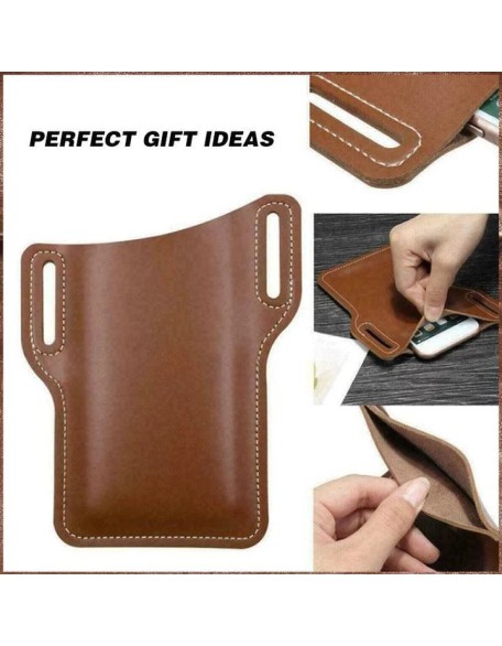 Retro Short Cell Phone Case Belt Bag