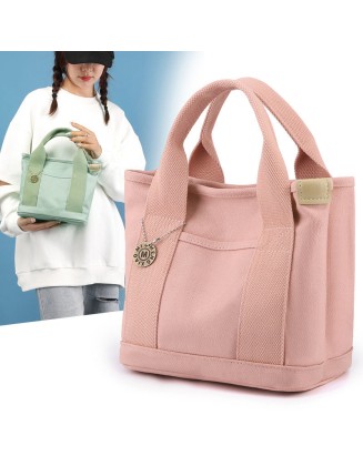 Large capacity multi-pocket handbag