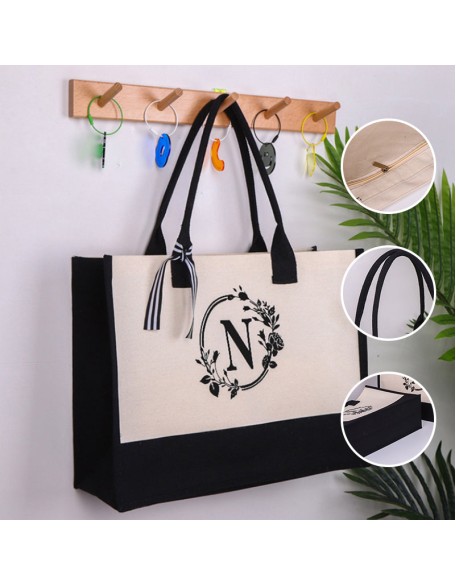 Letter Canvas Bag