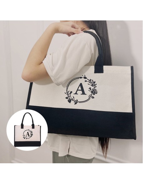 Letter Canvas Bag