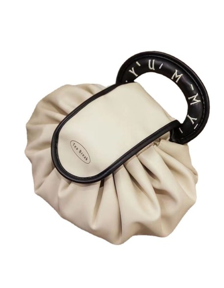 Lazy Drawstring Makeup Fashion Handbag