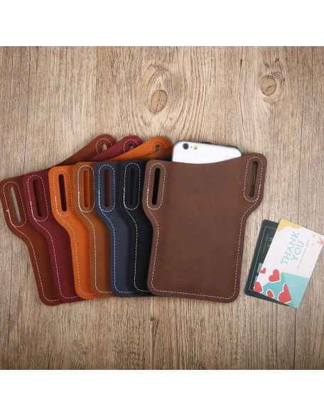 Retro Short Cell Phone Case Belt Bag