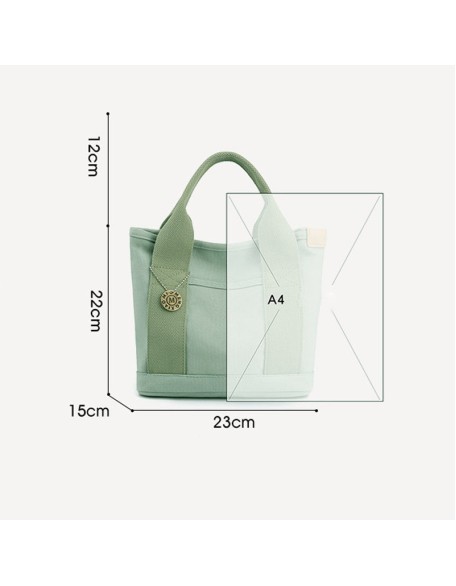 Large capacity multi-pocket handbag